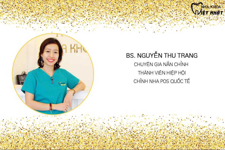 Bác sĩ Nguyễn Thu Trang chuyên gia nắn chỉnh thành viên hiệp hội chỉnh nha POS quốc tế